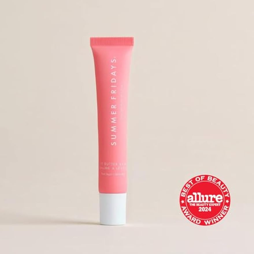 Summer Fridays Tinted Lip Butter Balm - Conditioning Lip Balm for Instant Moisture, Shine & Hydration - Sheer-Tinted, Soothing Skincare - Pink Sugar (.5 Oz)