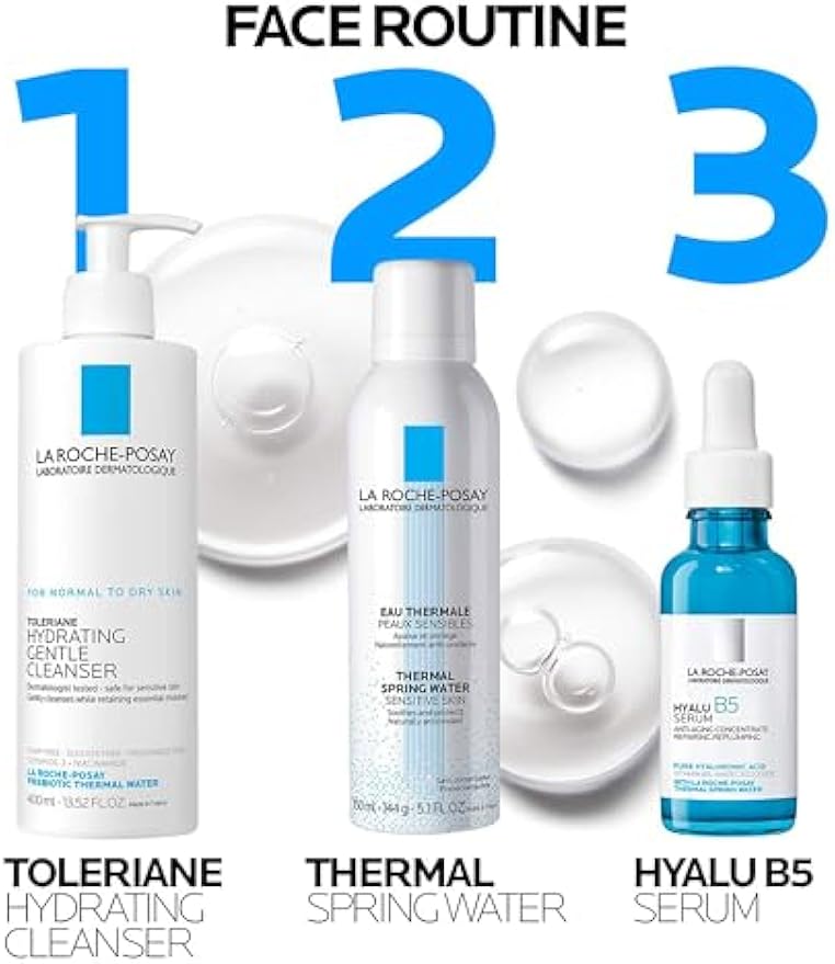 La Roche-Posay Thermal Spring Water, Face Mist Hydrating Spray with Antioxidants to Hydrate and Soothe Skin, Facial Spray