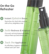 Meebak CICA Toner Spray | Korean Face Mist | Facial Spray with Centella Asiatica & Vitamin E | Soothing Face Toner for Sensitive, Oily, and Combination Skin | 4 fl oz