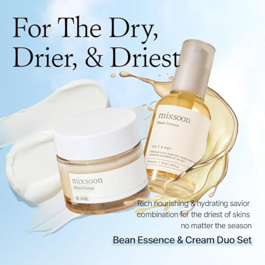 mixsoon Bean Essence-Exfoliating, Hydrating, Fermented Bean Extract, Gentle Formula for Smooth Skin 50ml / 1.69 fl.oz. Korean Glass Skin Care