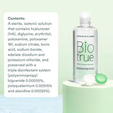 Biotrue Hydration Plus Contact Lens Solution with Lens Case, Multi-Purpose Solution for Soft Lenses, Hydrates with Hyaluronan, Cleans, Clears, and Disinfects for All-Day Comfort, 10 Fl Oz (Pack of 2)