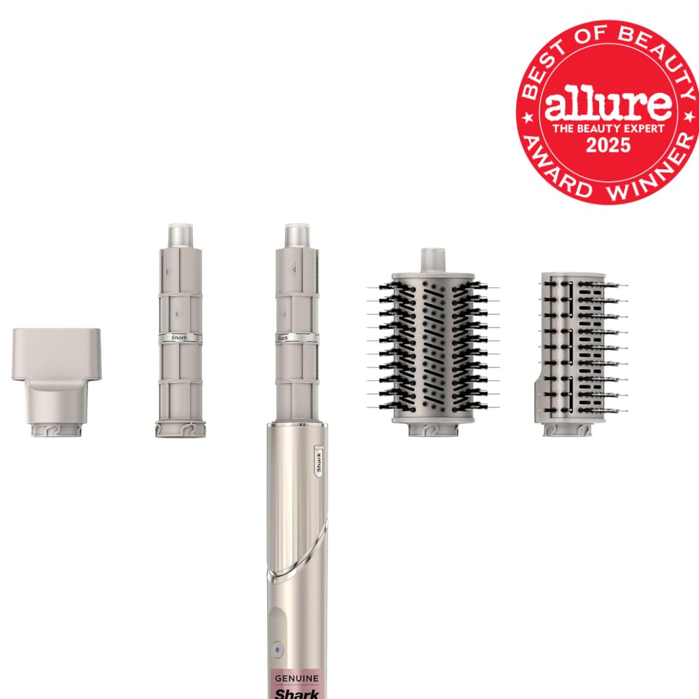 HD430 FlexStyle Air Styling & Drying System, Powerful Hair Dryer Brush & Multi-Styler with Auto-Wrap Curlers, Paddle Brush, Oval Brush, Concentrator Attachment, Stone