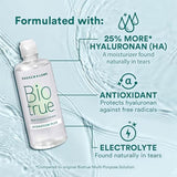 Biotrue Hydration Plus Contact Lens Solution with Lens Case, Multi-Purpose Solution for Soft Lenses, Hydrates with Hyaluronan, Cleans, Clears, and Disinfects for All-Day Comfort, 10 Fl Oz (Pack of 2)