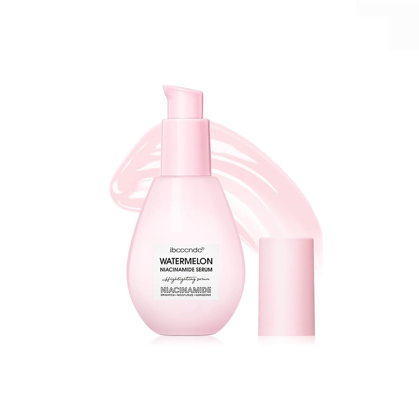 Essence Glow Serum Primer Watermelon,Niacinamide Hyaluronic Acid Moisturize Serum.