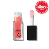 e.l.f. Glow Reviver Lip Oil, Nourishing Tinted Lip Oil For A High-shine Finish, Infused With Jojoba Oil,  Cruelty-free, Pink Quartz