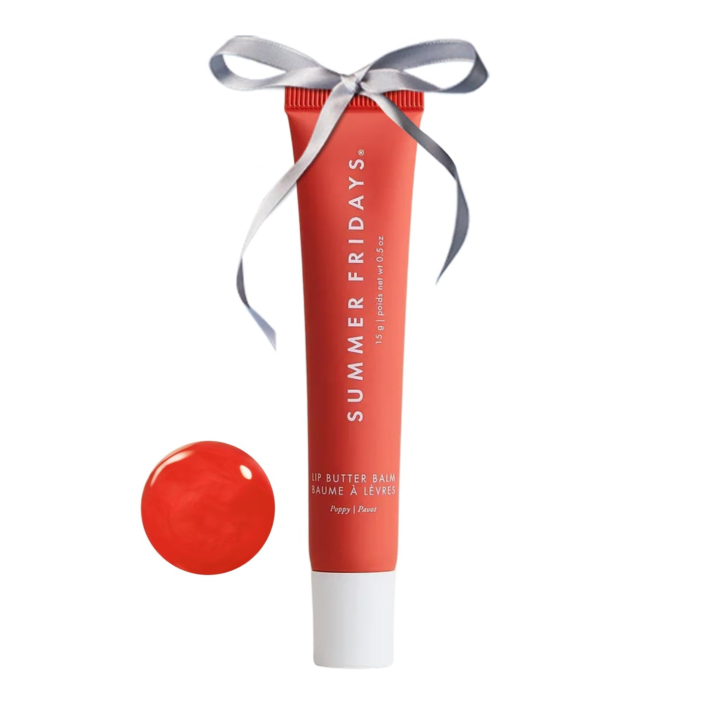 Summer Fridays Tinted Lip Butter Balm - Conditioning Lip Balm for Instant Moisture, Shine & Hydration - Sheer-Tinted, Soothing Skincare - Pink Sugar (.5 Oz)