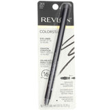 Revlon ColorStay Pencil Waterproof Eyeliner, Smudge-Proof, Eye Makeup with Built-In Sharpener, Stocking Stuffer for Women, 201 Black, 2 pack