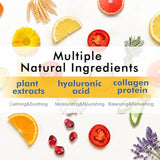 14 Pack Sheet Face Masks Skincare, Hydrating Face Masks Suitable for Dry Skin, Bulk Facial Mask Set for Women Skin Care, Face Mask Gifts Set for Face Spa