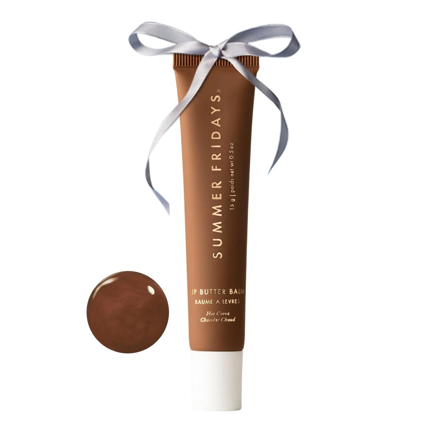 Summer Fridays Tinted Lip Butter Balm - Conditioning Lip Balm for Instant Moisture, Shine & Hydration - Sheer-Tinted, Soothing Skincare - Pink Sugar (.5 Oz)