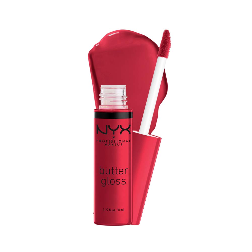 PROFESSIONAL MAKEUP Butter Gloss, Non-Sticky Lip Gloss - Sugar Glass ,Clear