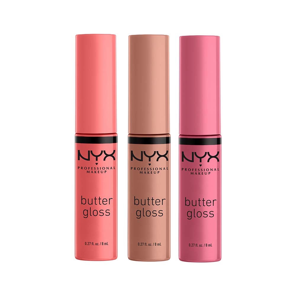 PROFESSIONAL MAKEUP Butter Gloss, Non-Sticky Lip Gloss - Sugar Glass ,Clear