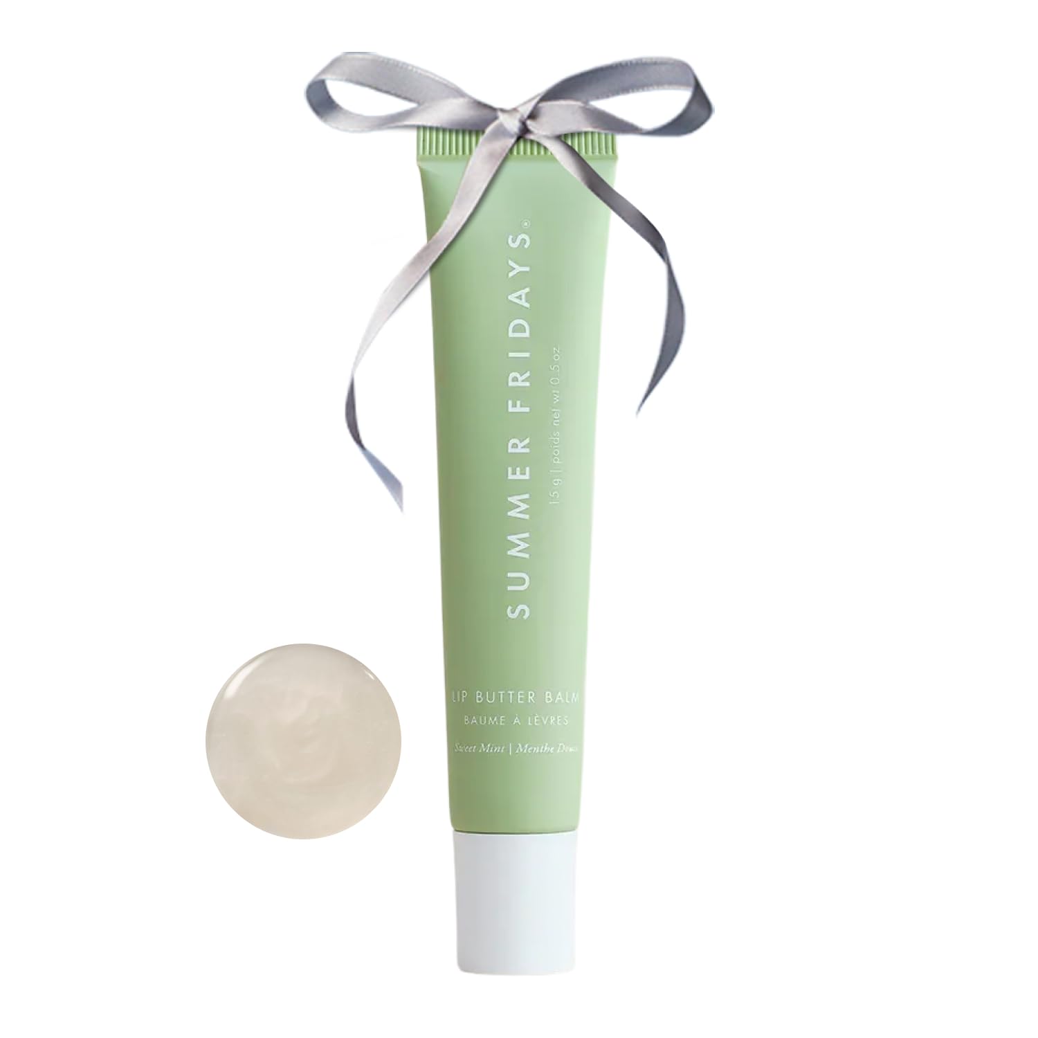 Summer Fridays Tinted Lip Butter Balm - Conditioning Lip Balm for Instant Moisture, Shine & Hydration - Sheer-Tinted, Soothing Skincare - Pink Sugar (.5 Oz)