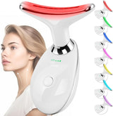 Facial Massager Face and Neck, Face  culpting Wand Tool with 7 Color - Birthday, Christmas, Mothers Day, Valentines Day Gifts for Her Women Mom Best Friend Wife Teacher (White)