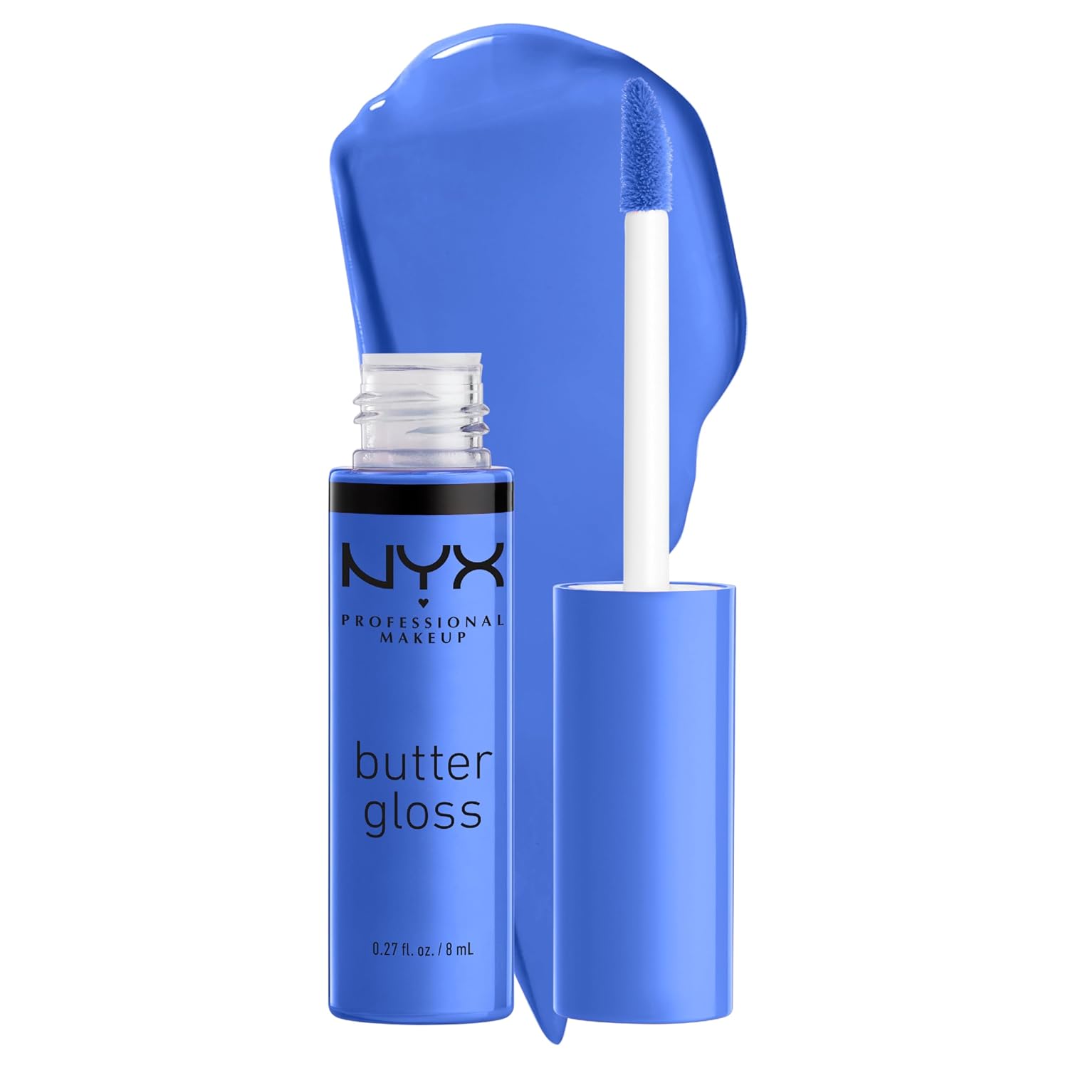 PROFESSIONAL MAKEUP Butter Gloss, Non-Sticky Lip Gloss - Sugar Glass ,Clear