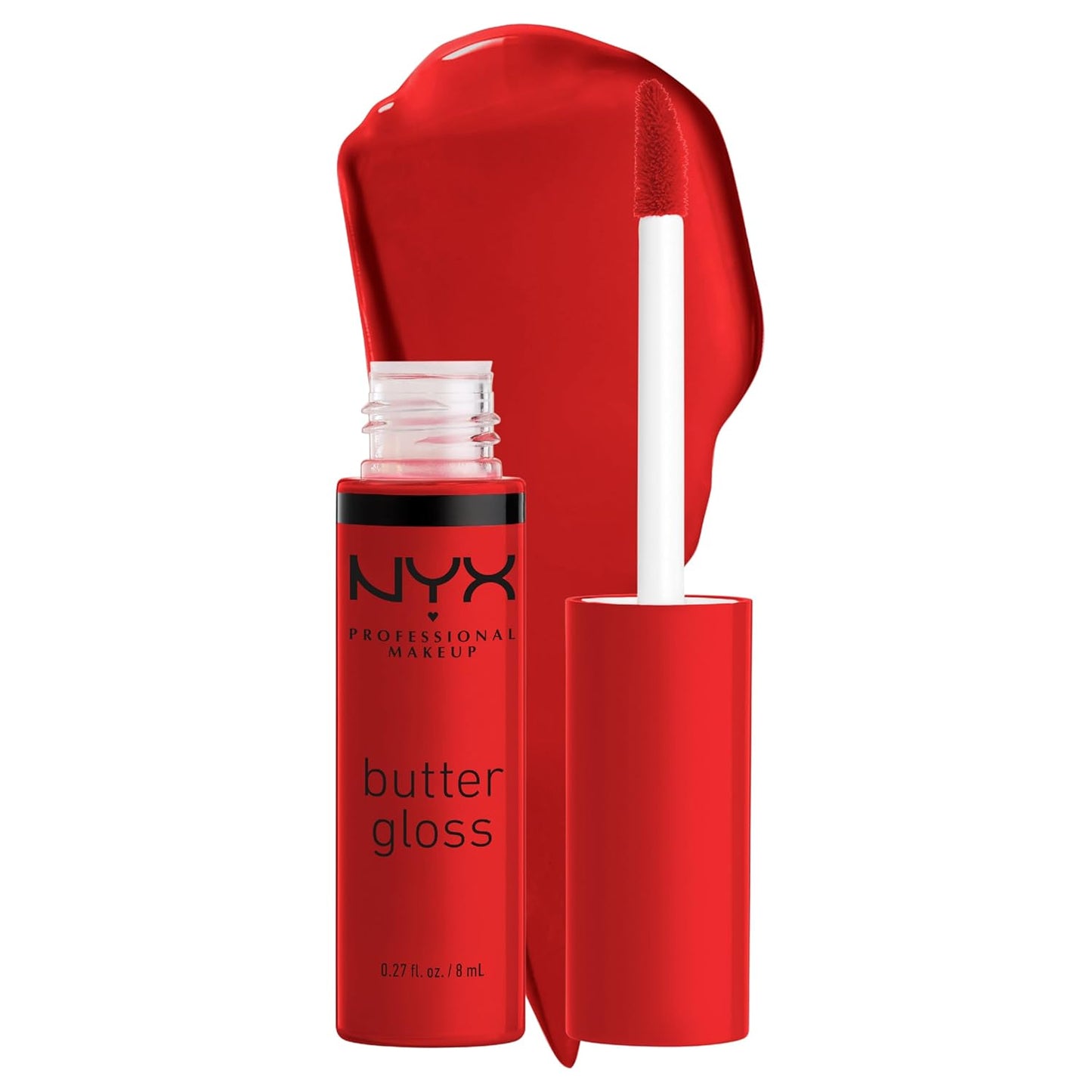 PROFESSIONAL MAKEUP Butter Gloss, Non-Sticky Lip Gloss - Sugar Glass ,Clear