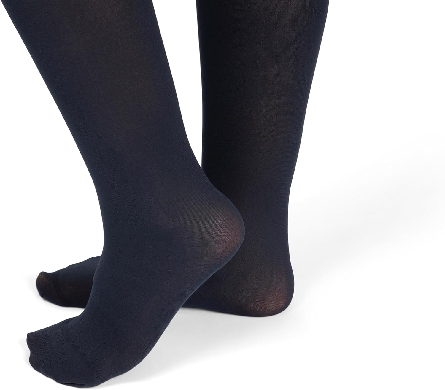 Winterlace Women’s Trouser Socks, Opaque Stretchy Nylon Knee High, Many Colors, 6 or 12 Pairs