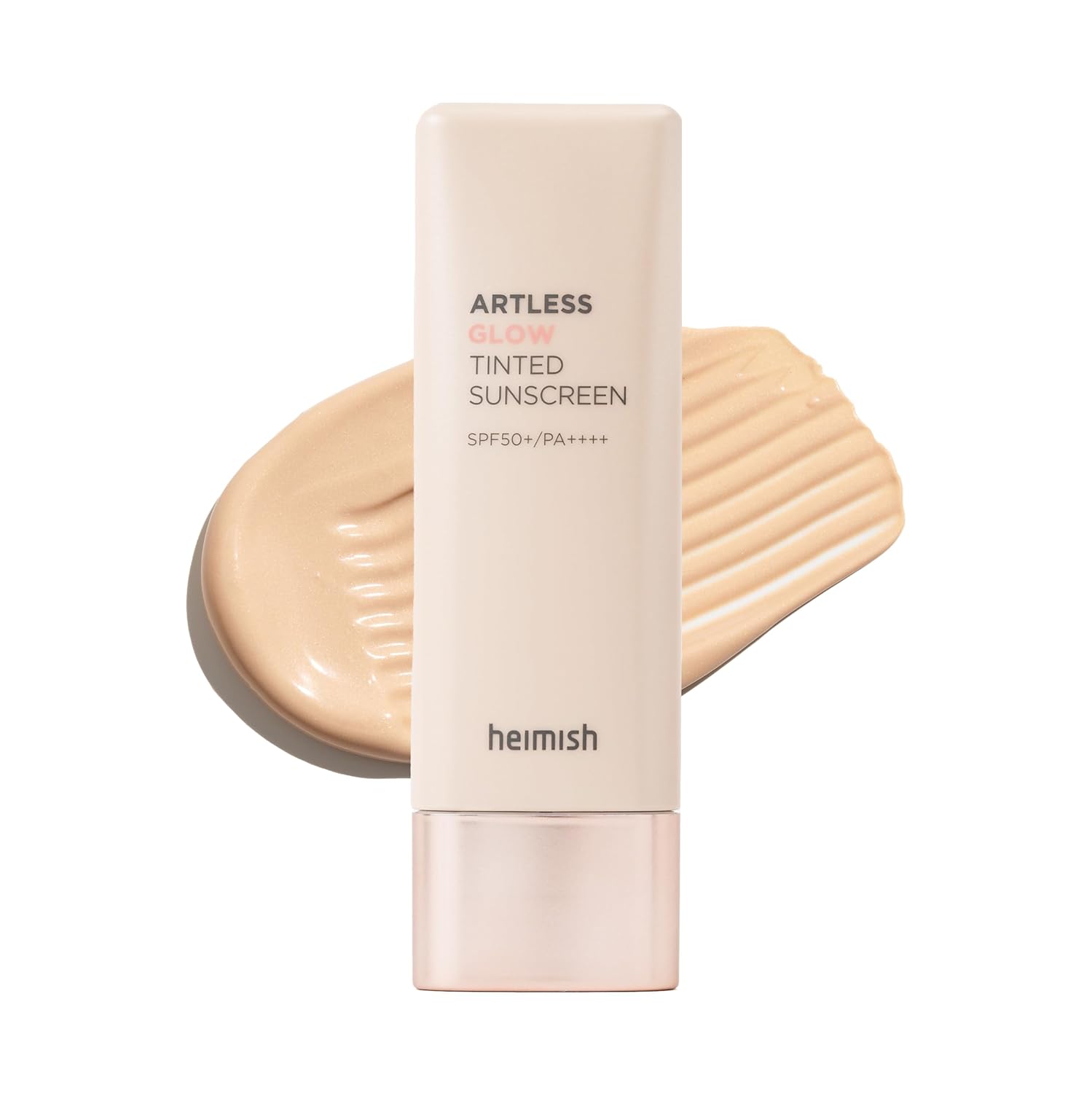 HEIMISH Artless Glow Base 1.35fl.oz/40ml, Multipurpose Makeup Base, Primer, Highlighter, Tone Up Sunscreen for face, Lightweight, Non-greasy, Hydrating, Natural Finish with SPF 50+ PA++++