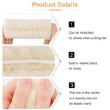 VELSCRUN 6 Pack Spa Headband, Makeup Headband, Face Wash Headbands, Skincare Headbands, Brown Sponge Hair Band Bow Tie Spa Head Band for Washing Face Wristband Set Hair Accessories for Women