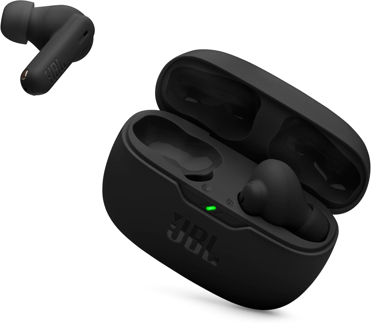 Vibe Beam 2 - True Wireless Noise Cancelling Earbuds with Pure Bass Sound & Smart Ambient technology, 4mics for crisp, clear calls, up to 40Hrs of Playback, IP54 Dust & Water resistant (Black)
