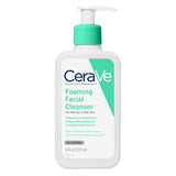 CeraVe Foaming Facial Cleanser, Daily Face Wash for Oily Skin, Hyaluronic Acid + Ceramides + Niacinamide, Fragrance Free & Paraben Free, Non-Drying Oil Control Face Wash, 16 Fluid Ounces