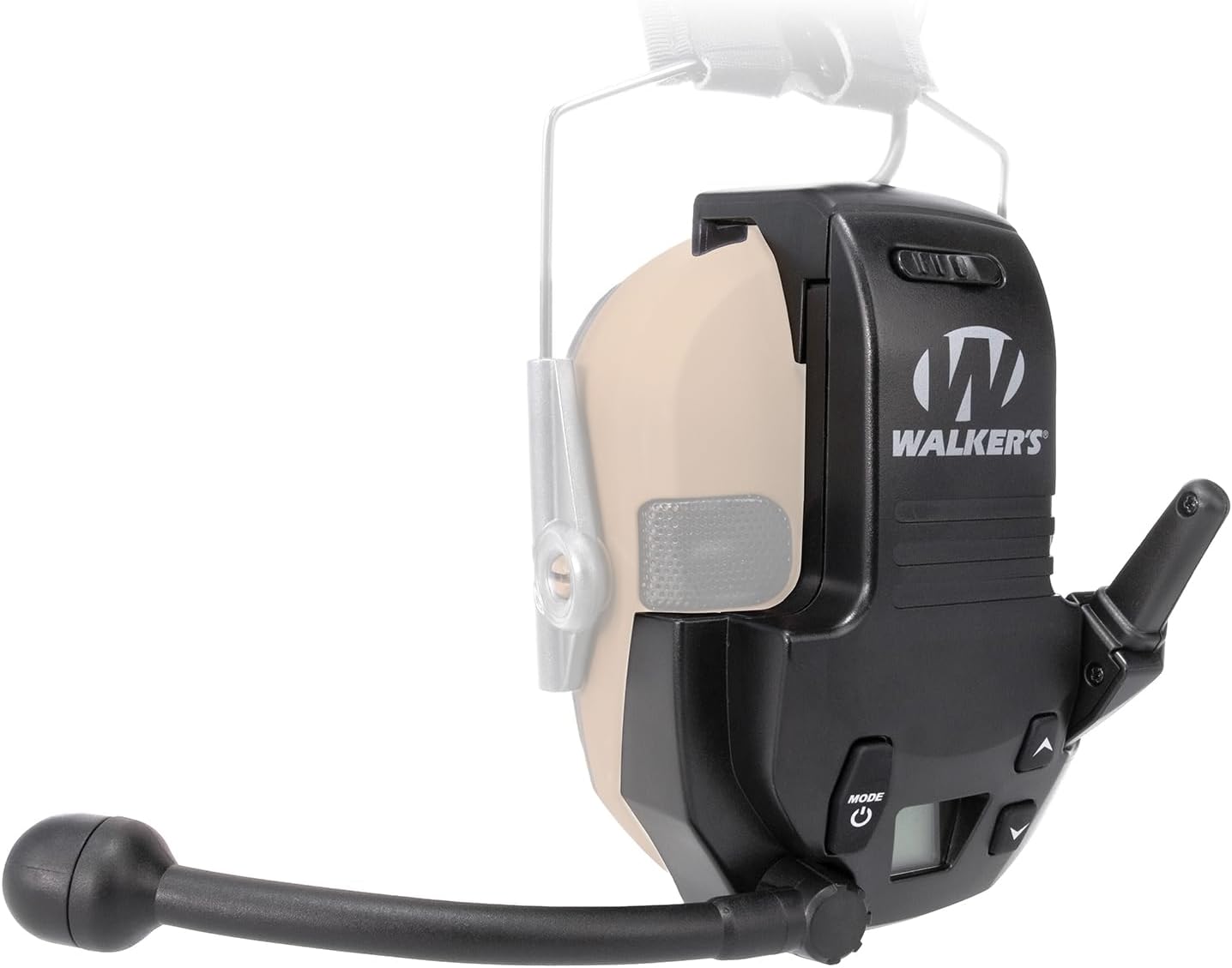 WALKER'S Walkie Talkie Attachment - 22 Channels 3 Miles Range Distance Voice-Activated Handsfree Communication Device for Shooting Muffs, 3 AAA Batteries Included
