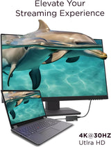 Lenovo – USB-C 7-in-1 Hub – Computer Networking Laptop Accessory – Laptop Docking Station - 4K via HDMI, 3 USB-A devices, 2 SD/TF Card Readers USB-C Power Pass Through