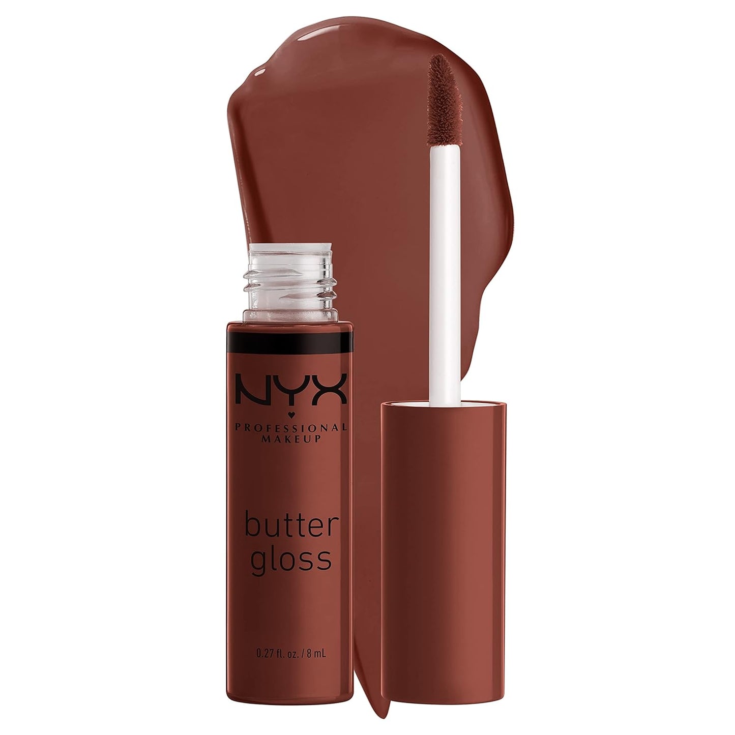 PROFESSIONAL MAKEUP Butter Gloss, Non-Sticky Lip Gloss - Sugar Glass ,Clear