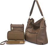 Large Crossbody Bags Ladies Shoulder Handbags Purse and Wallet Set for Women Totes Hobo Purses