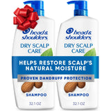 Head & Shoulders Anti-Dandruff Shampoo, Classic Clean Shampoo Twin Pack, 1% Pyrithione Zinc, Flake Control, Scalp Care, Color-Safe, Daily Use, Deep Clean, 32.1 fl oz Each