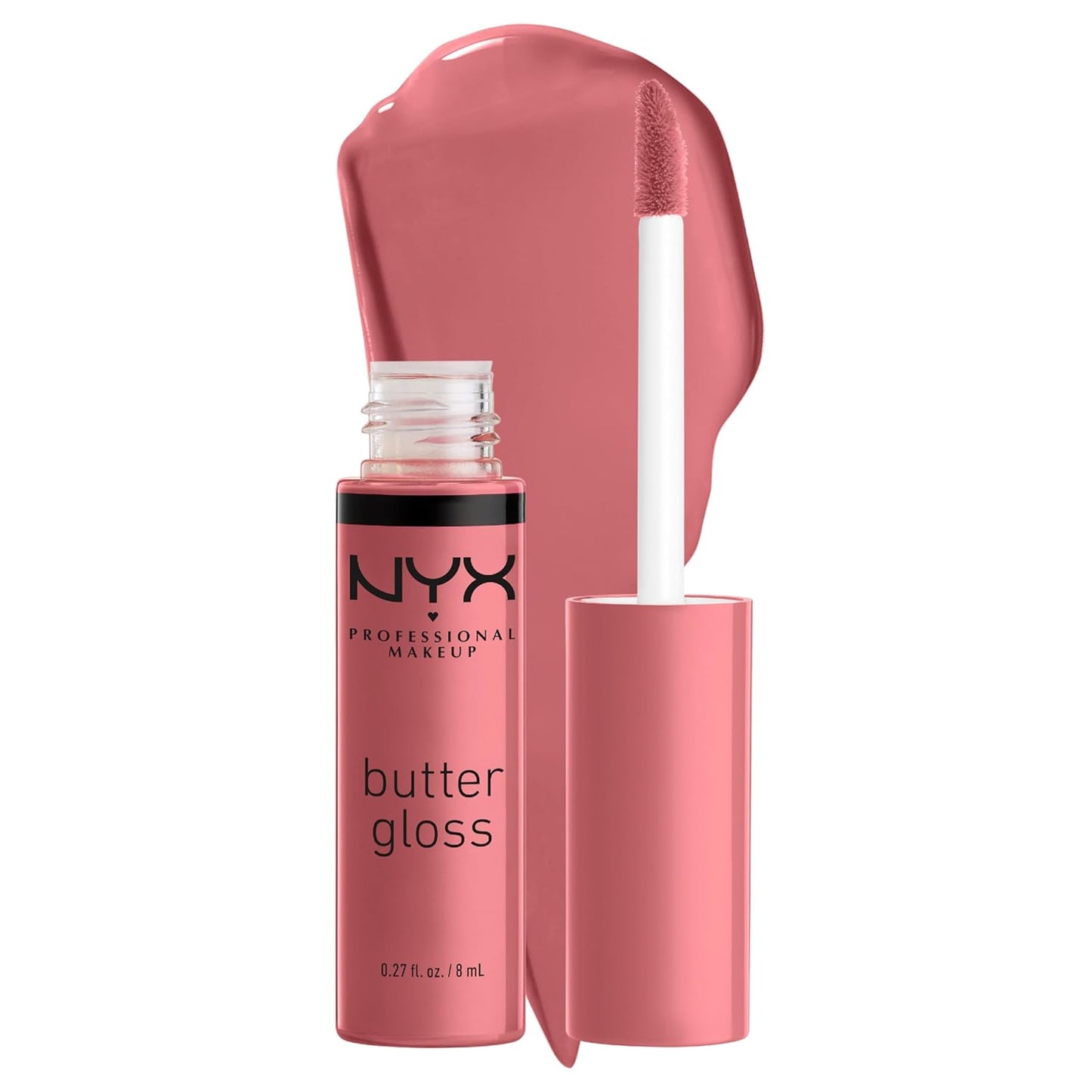 PROFESSIONAL MAKEUP Butter Gloss, Non-Sticky Lip Gloss - Sugar Glass ,Clear