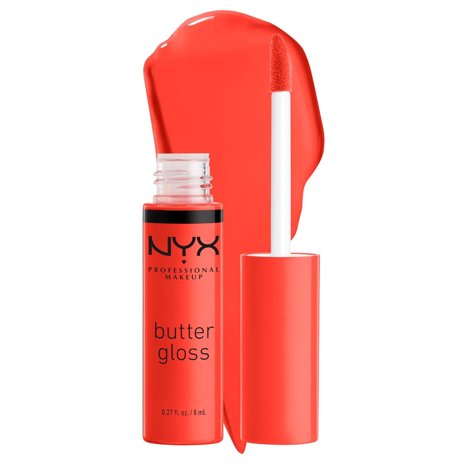 PROFESSIONAL MAKEUP Butter Gloss, Non-Sticky Lip Gloss - Sugar Glass ,Clear