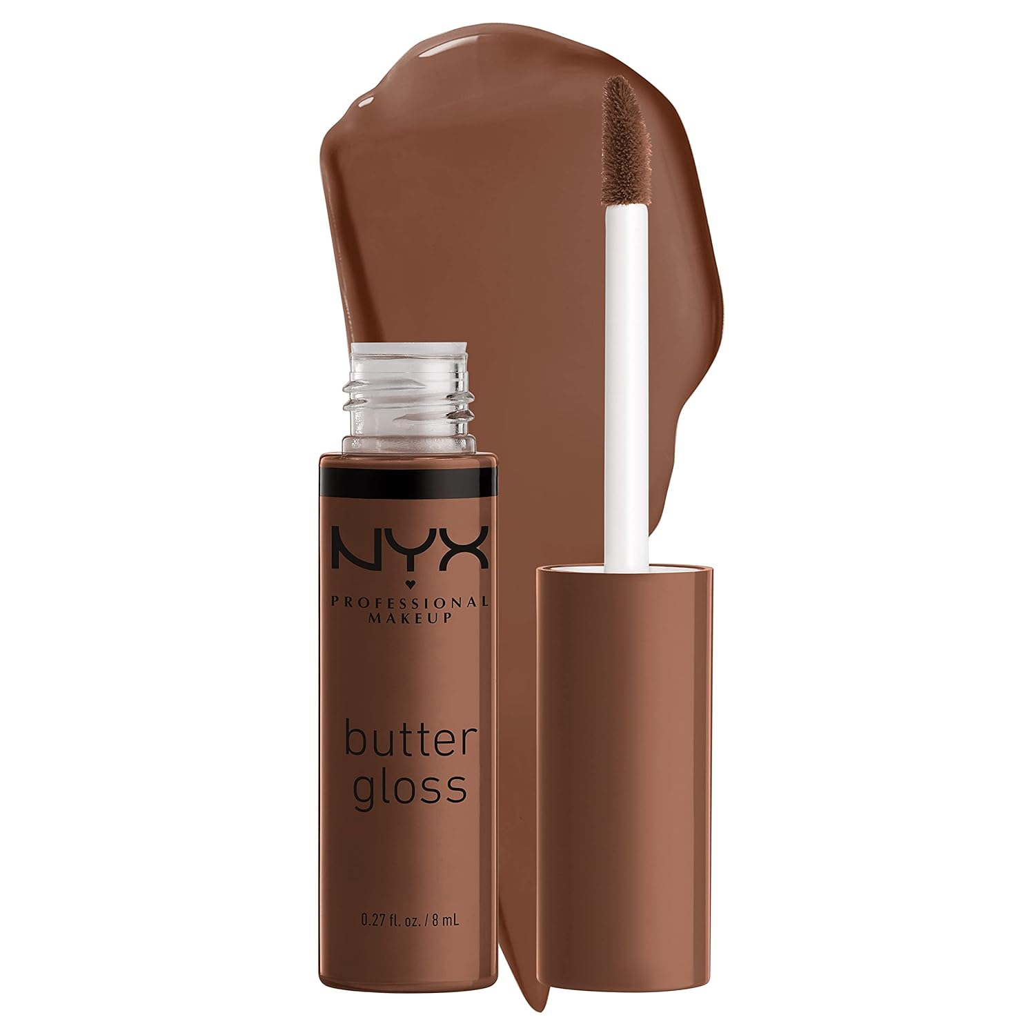 PROFESSIONAL MAKEUP Butter Gloss, Non-Sticky Lip Gloss - Sugar Glass ,Clear