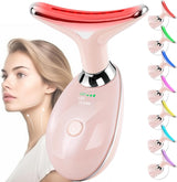 Facial Massager Face and Neck, Face  culpting Wand Tool with 7 Color - Birthday, Christmas, Mothers Day, Valentines Day Gifts for Her Women Mom Best Friend Wife Teacher (White)