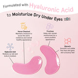 grace & stella Award Winning Under Eye Mask - Christmas Gifts for Teens, Self Care Gifts for Women, Reduce Dark Circles, Puffy Eyes, Undereye Bags, Wrinkles, Under Eye Patches - (24 Pairs, Pink)