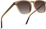 WMP Eyewear - Men's Polarized Modern Rounded Square Sunglasses