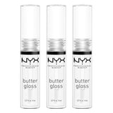 PROFESSIONAL MAKEUP Butter Gloss, Non-Sticky Lip Gloss - Sugar Glass ,Clear