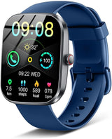 Smart Watch(Answer/Make Call), 1.91" Smartwatch for Men Women,2025 Fitness Watch with 110+ Sport Modes, Fitness Activity Tracke with Pedometer/Sleep Monitor/Heart Rate/IP68 Waterproof,for Android iOS