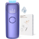 Hair Removal Ubroo IPL Hair Removal Device with 5℃ Ice Cooling, 3 In 1 Painless Hair Removal For Women Men Permanent Face Body Beauty Care (Gold)
