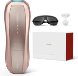 Ulike Hair Removal Air 10 IPL Holiday Gift for Women and Men, 65°F Ice-Cooling Contact, Dual Lights, Skin Sensor & USHR Mode* for Nearly Painless, Effective & Long-Lasting Hair Removal from Home