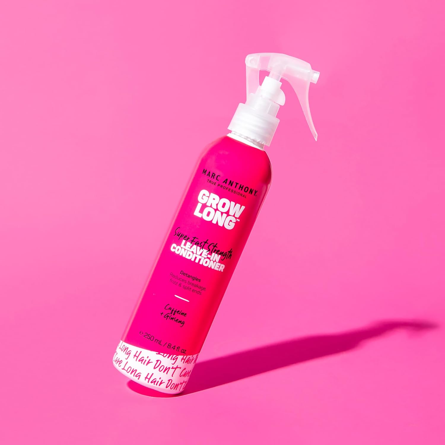 Marc Anthony Leave-In Conditioner Spray & Detangler, Grow Long Biotin - Anti-Frizz Deep Conditioner For Ends & Breakage - Vitamin E, Caffeine & Ginseng for Curly, Dry & Damaged Hair