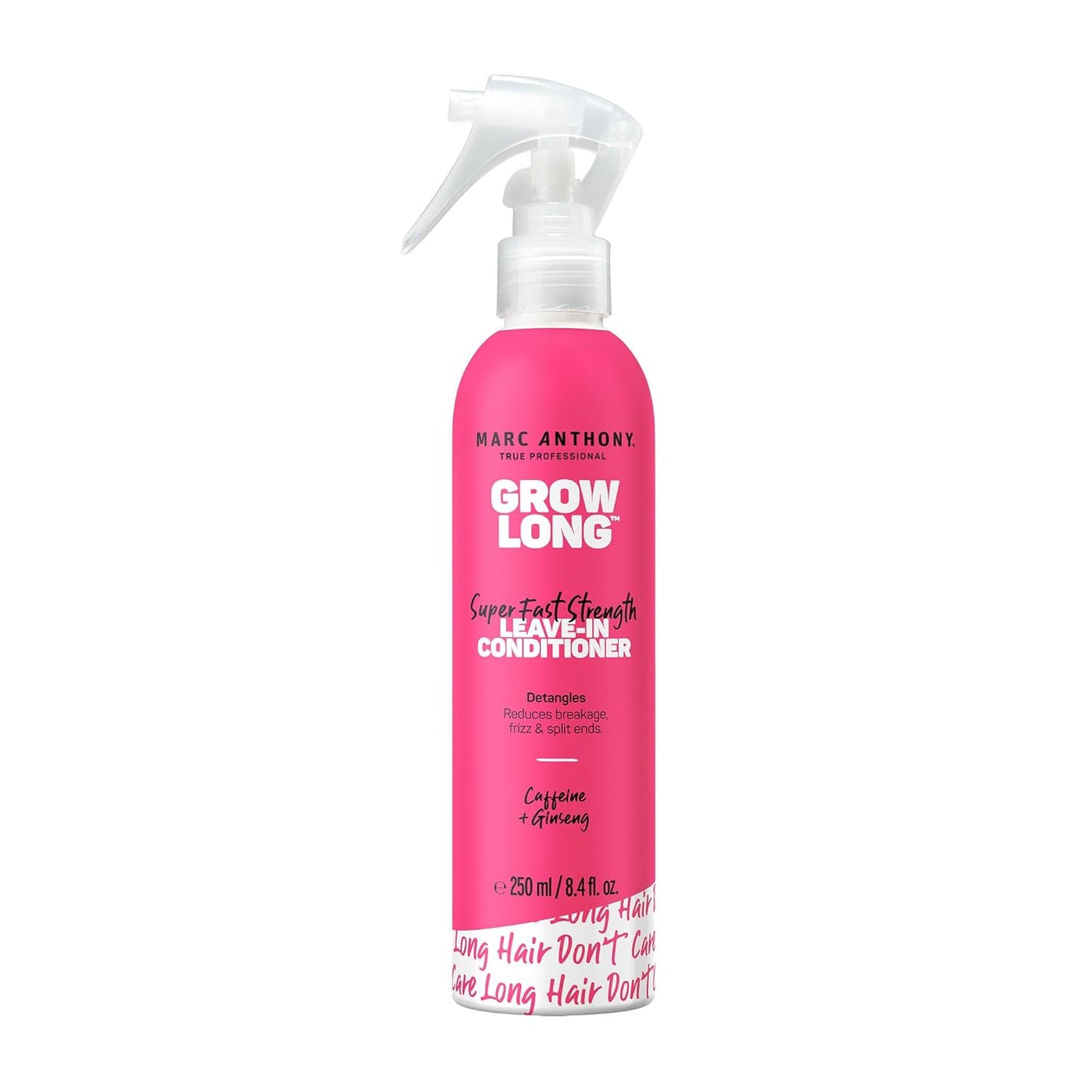 Marc Anthony Leave-In Conditioner Spray & Detangler, Grow Long Biotin - Anti-Frizz Deep Conditioner For Ends & Breakage - Vitamin E, Caffeine & Ginseng for Curly, Dry & Damaged Hair