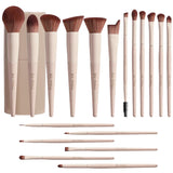 BS-MALL Makeup Brush Set 18 Pcs Premium Synthetic Foundation Powder Concealers Eye shadows Blush Makeup Brushes with black case