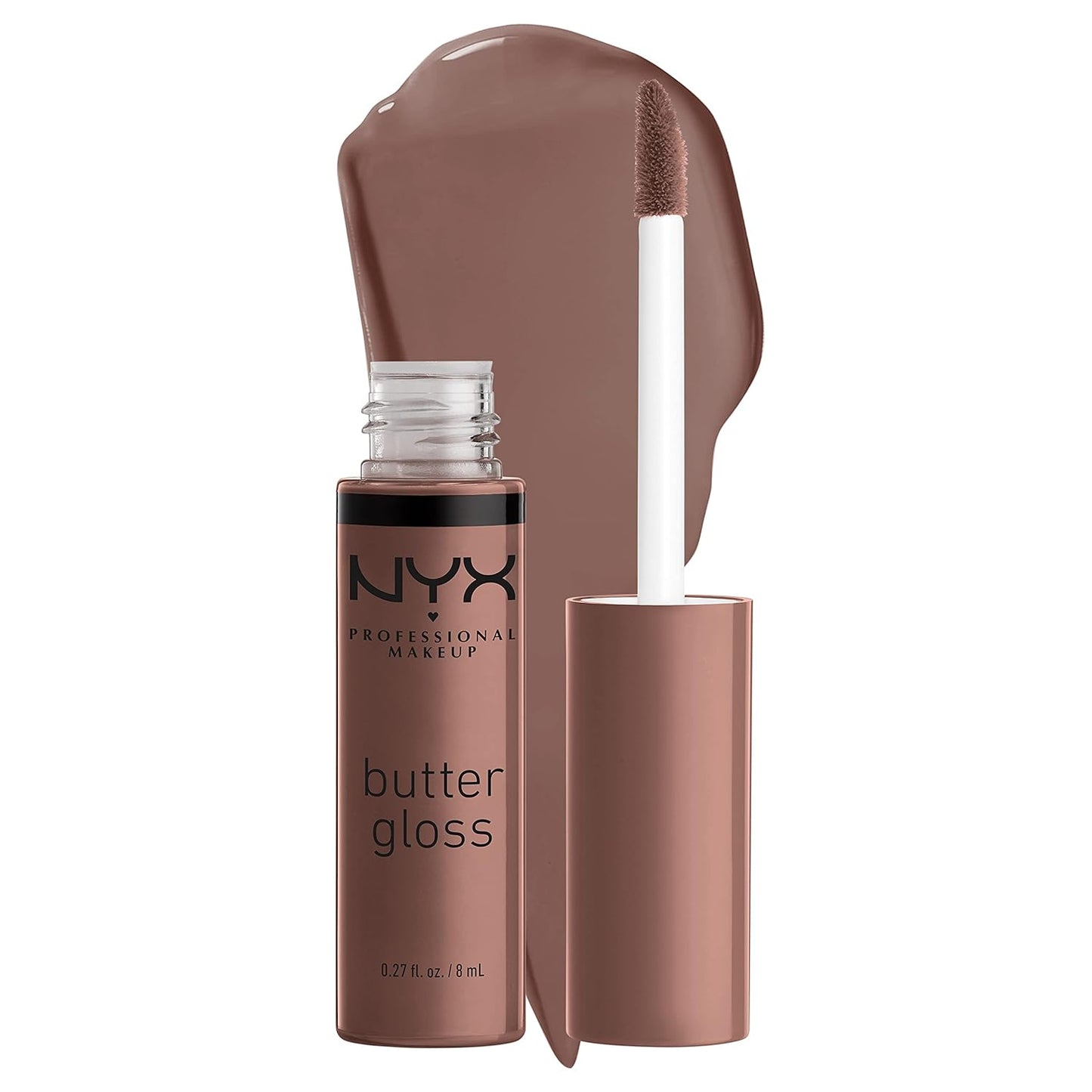 PROFESSIONAL MAKEUP Butter Gloss, Non-Sticky Lip Gloss - Sugar Glass ,Clear