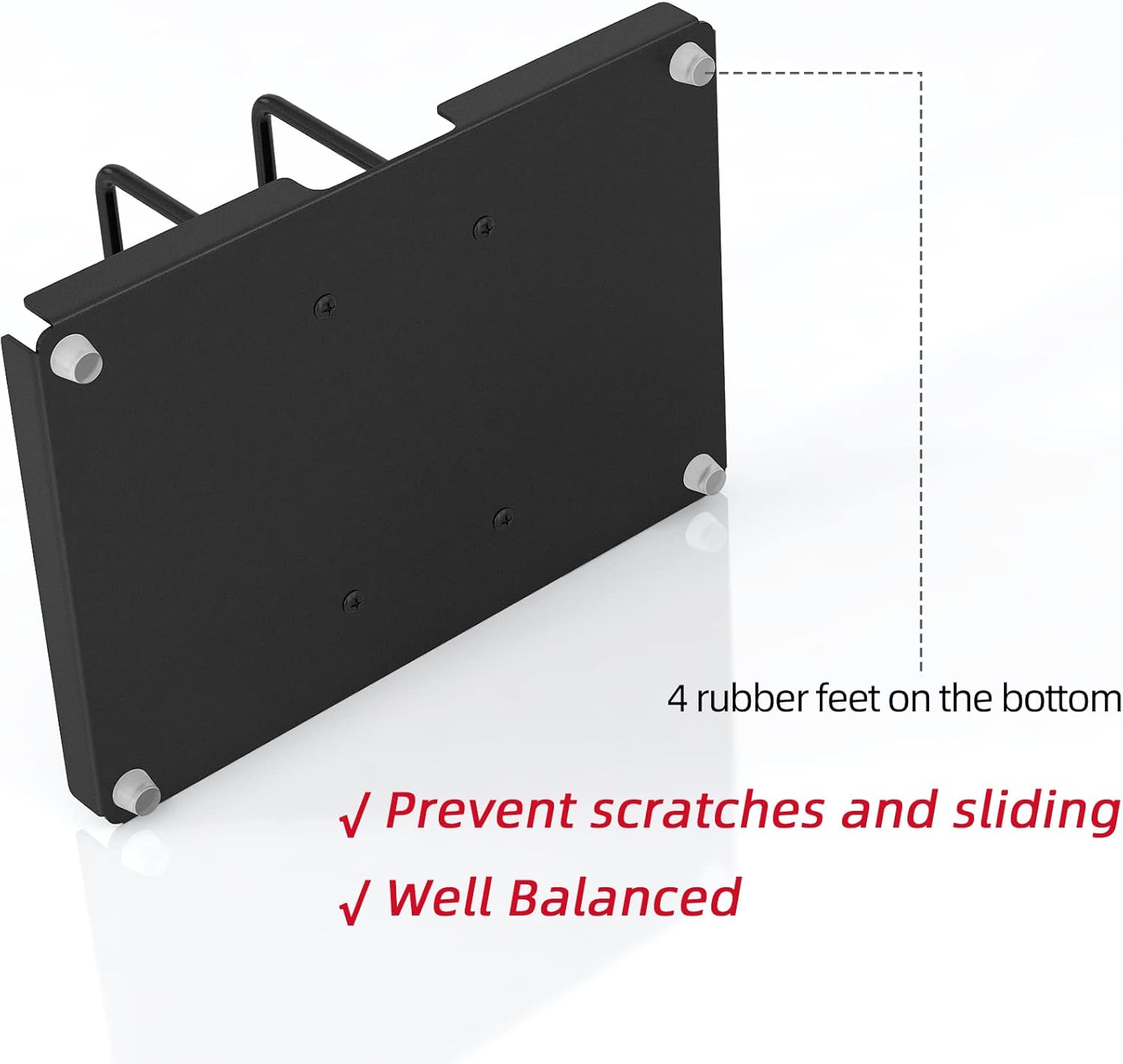 Napkin Holder for Table, Metal Napkin Holder with Salt and Pepper Shakers Caddy, Standing Paper Napkin Storage for Kitchen Dining Table Decor, Black