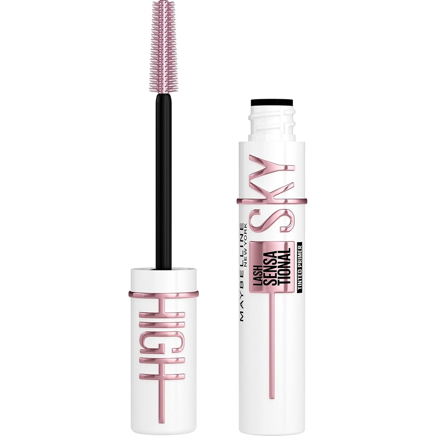 Maybelline Lash Sensational Washable Mascara Makeup, Volumizing, Lengthening, Defining, Curling, Multiplying, Buildable Formula, Blackest Black, 1 Count