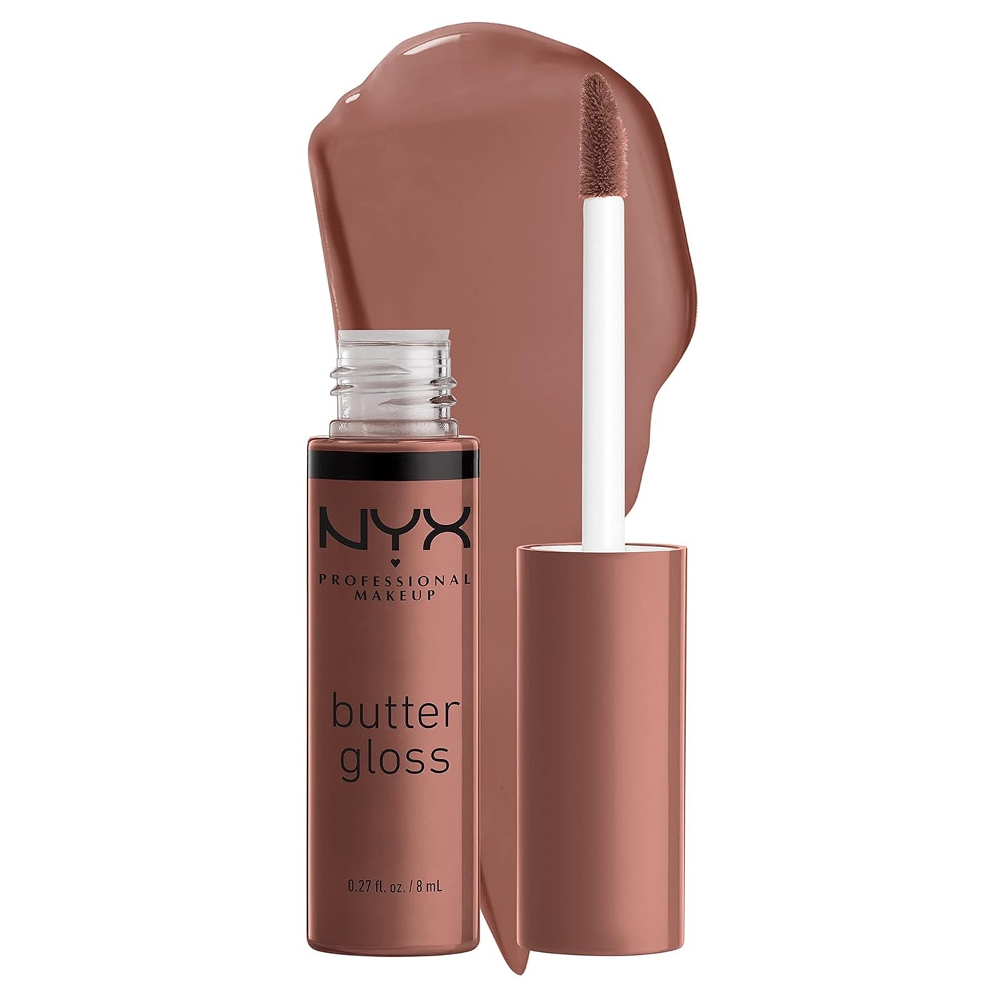 PROFESSIONAL MAKEUP Butter Gloss, Non-Sticky Lip Gloss - Sugar Glass ,Clear