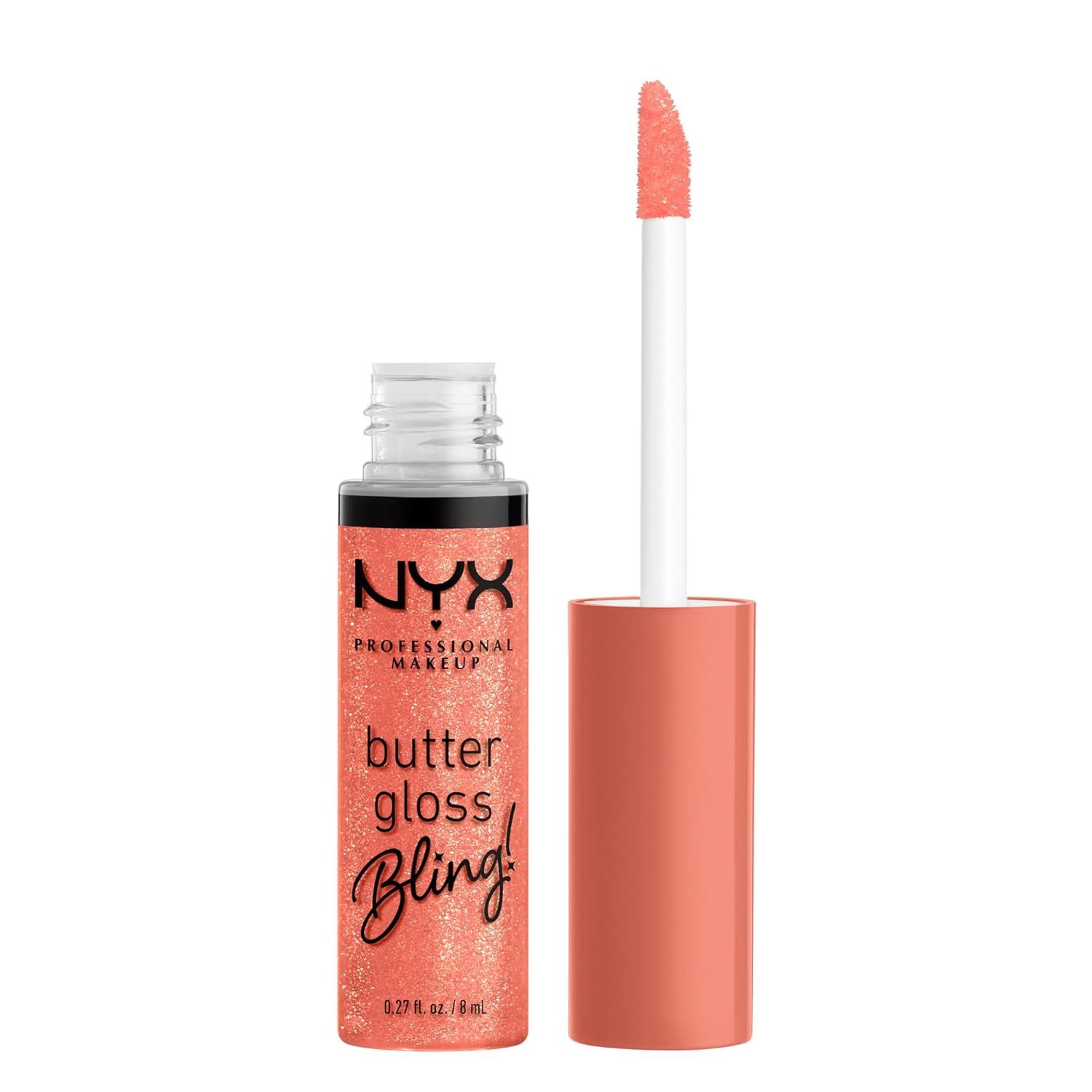 PROFESSIONAL MAKEUP Butter Gloss, Non-Sticky Lip Gloss - Sugar Glass ,Clear