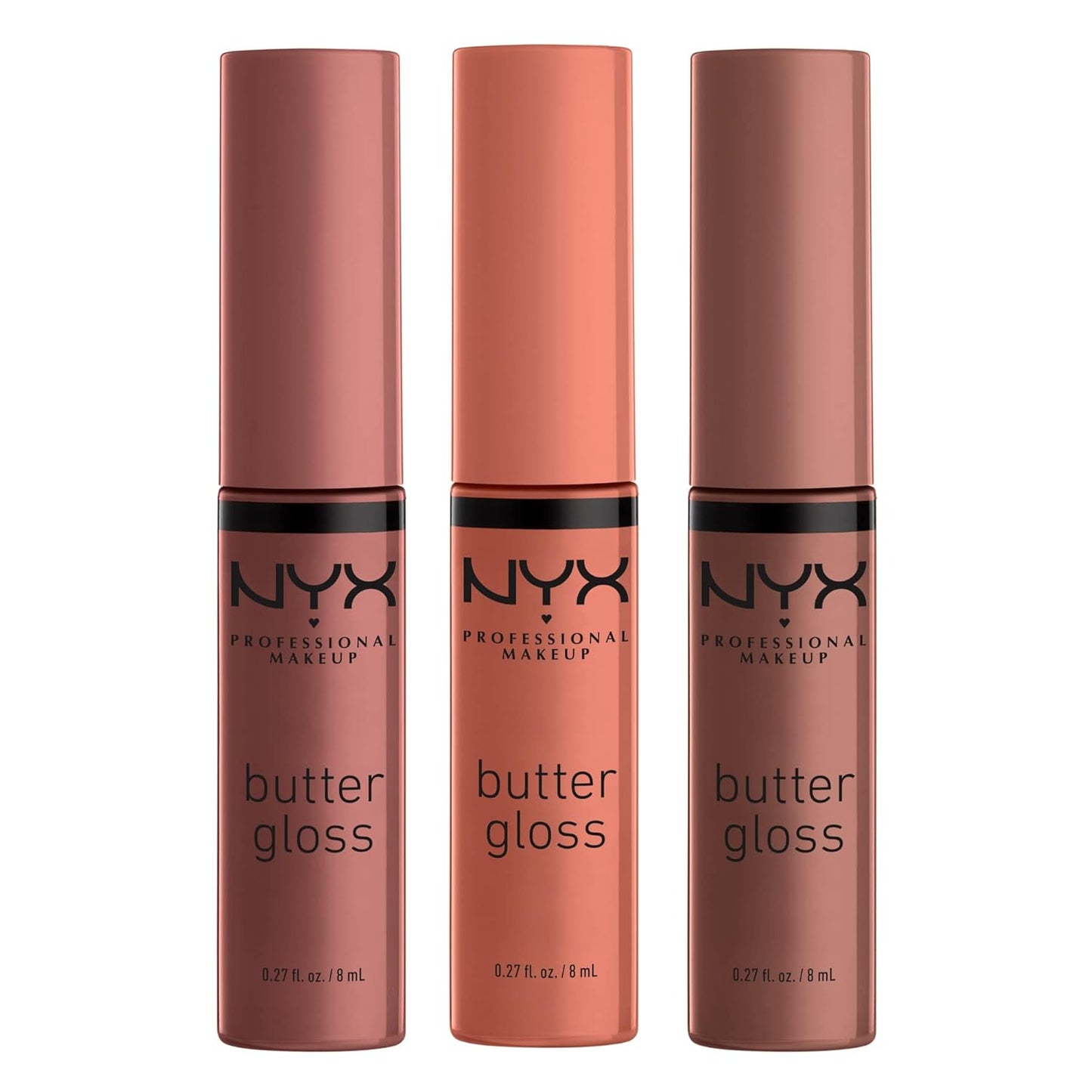 PROFESSIONAL MAKEUP Butter Gloss, Non-Sticky Lip Gloss - Sugar Glass ,Clear