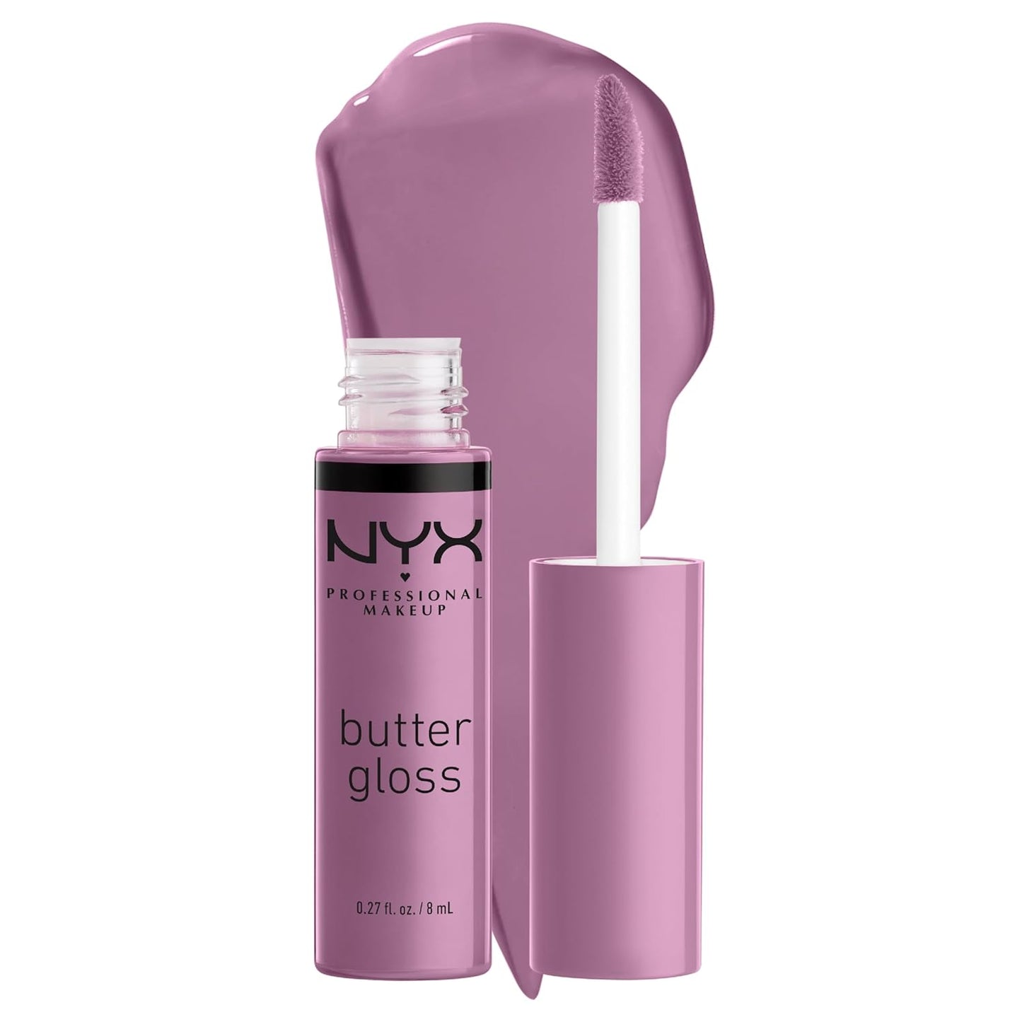 PROFESSIONAL MAKEUP Butter Gloss, Non-Sticky Lip Gloss - Sugar Glass ,Clear