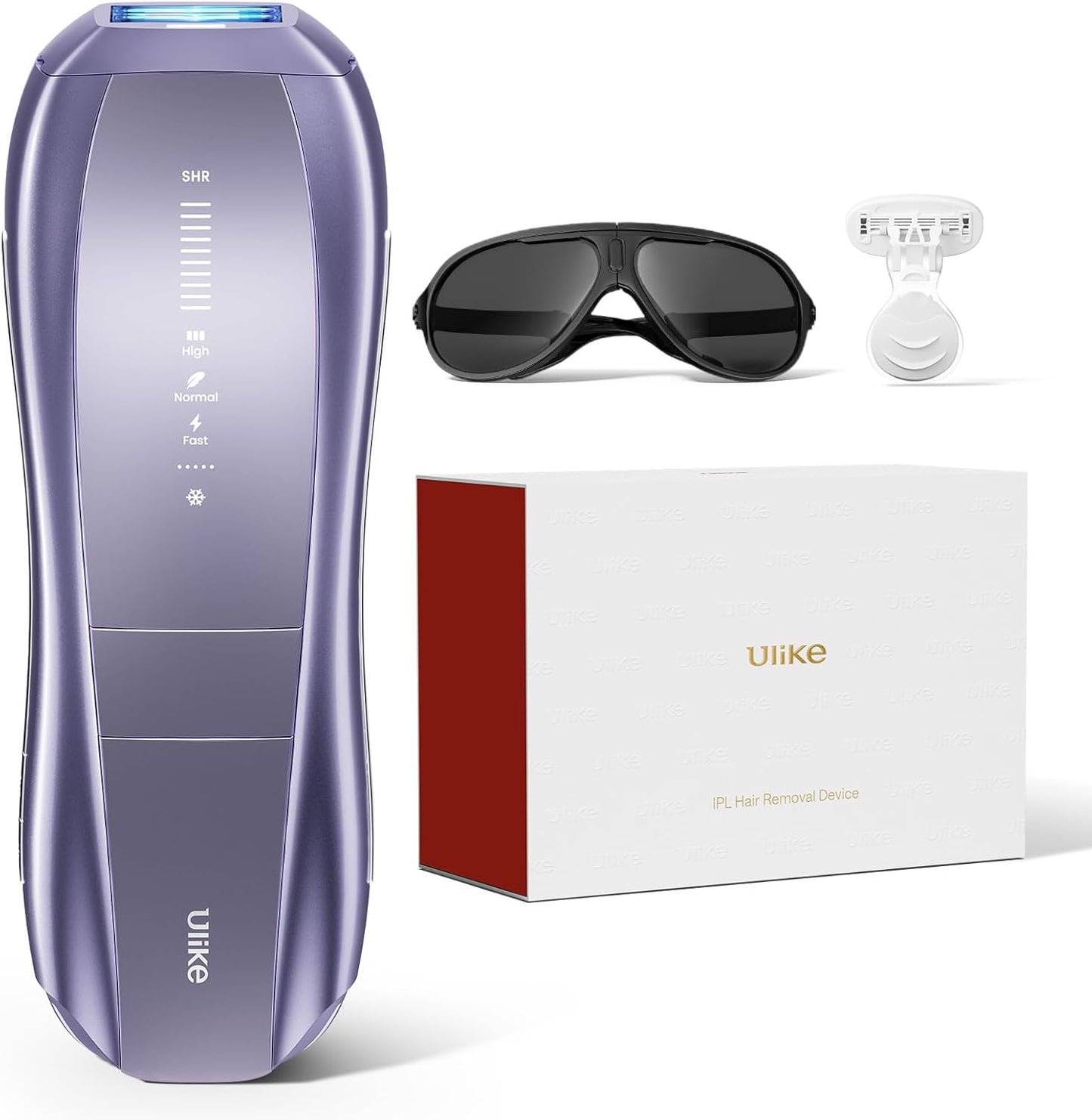 Ulike Hair Removal Device Air 10 Ipl Gift for Women and Men, Ice Cool and Permanent Hair Reduction for Nearly Painless, Dual Lights, Skin Sensor & USHR Mode Hair Removal in 10mins from Home